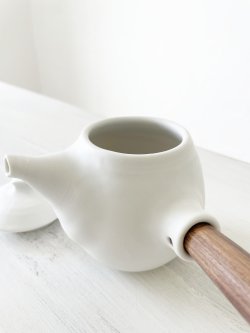 画像3: 白磁マット急須(しずく)