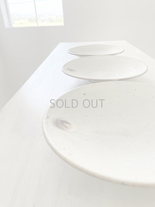 画像3: 粉引6寸ろくろ平皿