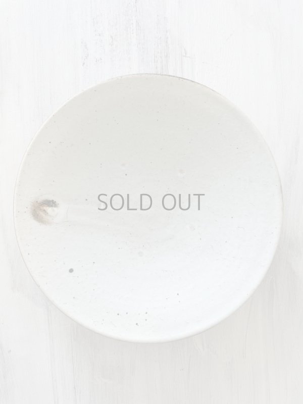 画像2: 粉引7寸ろくろ平皿