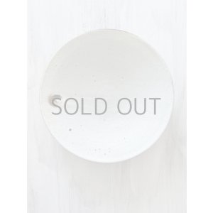 画像: 粉引7寸ろくろ平皿