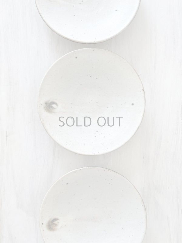 画像2: 粉引6寸ろくろ平皿