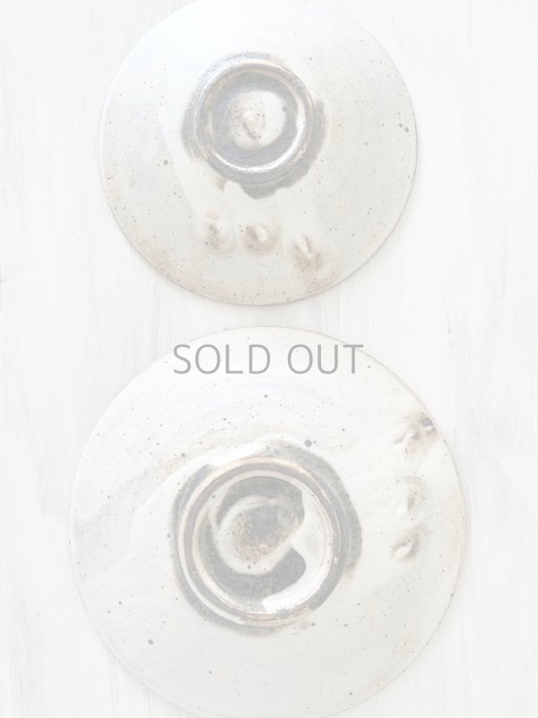 画像6: 粉引6寸ろくろ平皿