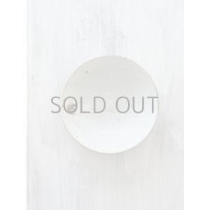 画像: 粉引6寸ろくろ平皿