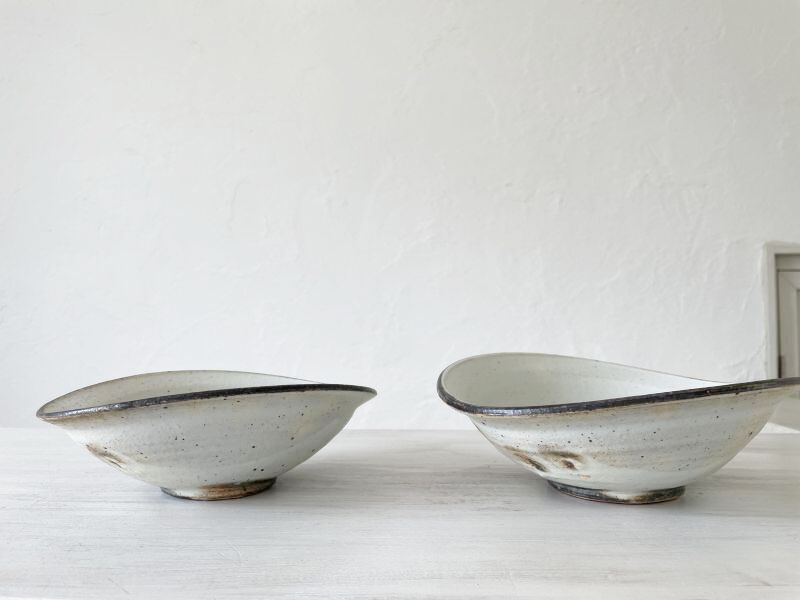 画像6: 粉引だ円兜鉢(中)