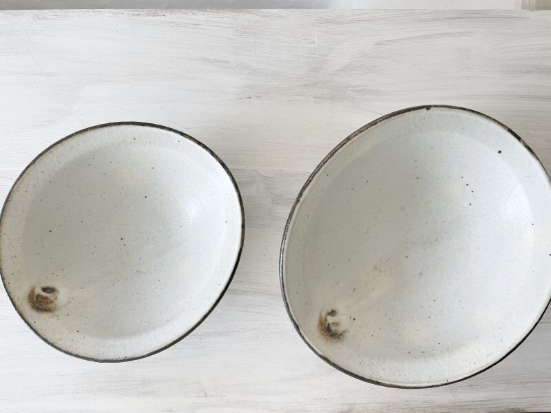 画像6: 粉引だ円兜鉢(小)